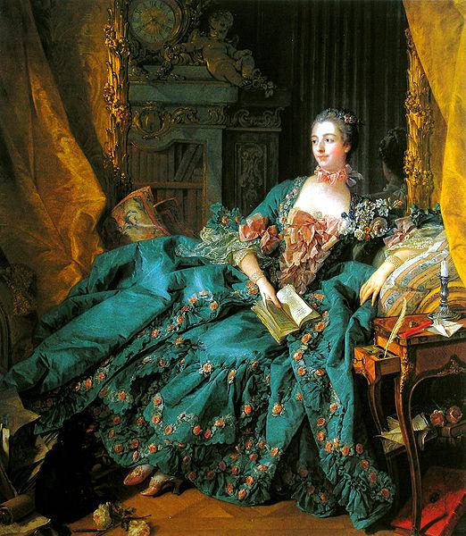 Francois Boucher Portrait of Madame de Pompadour Sweden oil painting art